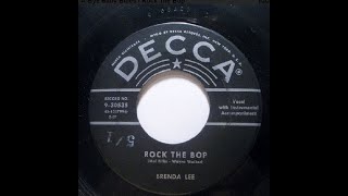 Brenda LEE  Rock the Bop  1957  Rockabilly  Be Bop [upl. by Eilsew]