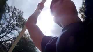 Cyr wheel Slackline and Unicycles  Gopro mount test [upl. by Stephen]