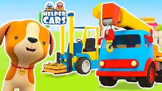 Car cartoons full episodes amp Street vehicles NEW EPISODE Helper cars for kids amp cartoon collection [upl. by Keelia636]