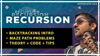 Backtracking Introduction  Maze Problems  Theory  Code  Tips [upl. by Haidabo]