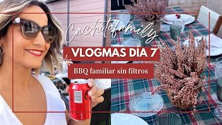 BARBACOA FAMILIAR SIN FILTROS 🍗🔥 Grabamos sin cortes  Vlogmas 2024 Día 7 [upl. by Aikel964]