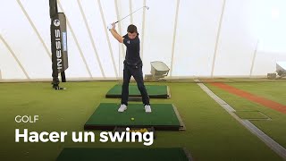 Aprende a hacer un swing  Golf [upl. by Anitnatsnoc166]