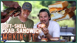 Maryland SoftShell Crab Sandwich  Makin It  Brad Leone [upl. by Ringler22]