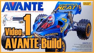 Tamiya AVANTE Build  Video 1  Steps 16 [upl. by Alithia]