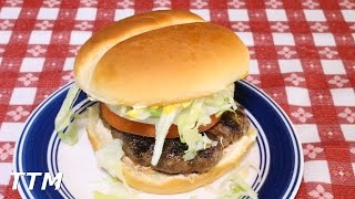 Wild Boar Burgers on the Stovetop Cast Iron GrillFirst Time Cooking and Eating Wild Boar Meat [upl. by Prent]