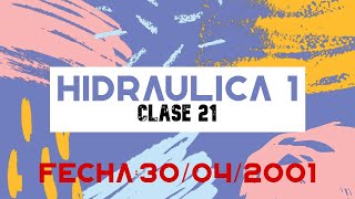 CLASE 21BALANCE HIDRICO EN UN EMBALSEHIDRAULICA 1 [upl. by Nawotna]