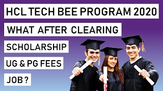 What After Clearing HCL Tech Bee Entrance Exam  Scholarship UG amp PG Fees Jobs Streams Solved [upl. by Eetse]