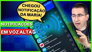 😲 INCRÍVEL😲 FAÇA SEU CELULAR📲 LER SUA NOTIFICAÇÕES EM VÓZ ALTA É SÓ USAR ESSE SIMPLES APP [upl. by Orna48]