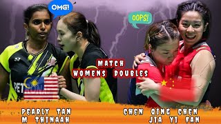 Super Match 🔴 Pearly TanM Thinaah MAS vs CHN Chen Qing ChenJia Yi Fan Badminton [upl. by Ebeneser]