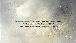 Lucille  Kenny Rogers  lyrics [upl. by Kcaz272]