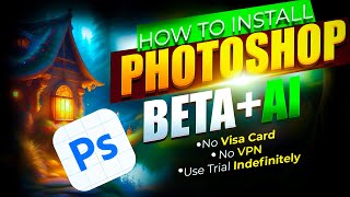 New Method How to Download Photoshop Beta for FREE  Generative Fill [upl. by Hanley]