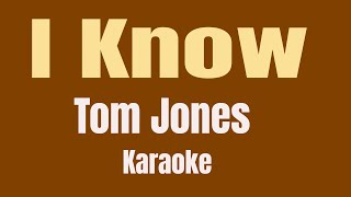 i knowkaraoke tom jones [upl. by Oirevlis]