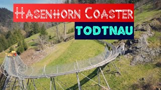 Deutschland’s längste Sommerrodelbahn  Fahrt mit dem Hasenhorn Coaster in Todtnau im Schwarzwald 🌲 [upl. by Haukom]