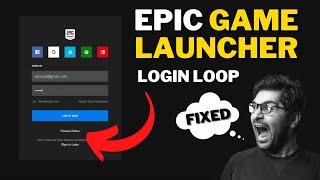 How to Fix Epic Games Launcher Login Loop Error 2023  Cant Log In [upl. by Sochor]