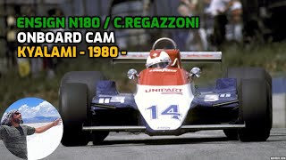 regazzoni ensign 1980 Kyalami formula one onboard cam [upl. by Drogin]