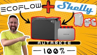 EcoFlow  Shelly  100 Autarkie  Powerstream amp Batterie mit Shelly 3EM dynamisch steuern lassen [upl. by Neron]