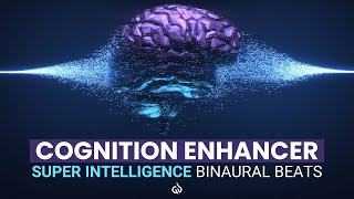 Cognition Enhancer Super Intelligence Binaural Beats Study Focus amp Memory [upl. by Marni639]