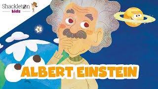 Albert Einstein  Biografía en cuento para niños  Shackleton Kids [upl. by Gautea747]