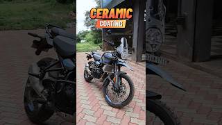 HIMALAYAN 450 5 YEARS CERAMIC COATINGshortshimalayan450trendingviral [upl. by Rondon]