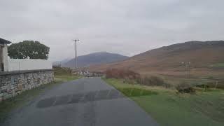 Drive along Achill Island through the village of Ashleam Nov 1 2024 [upl. by Elisha]