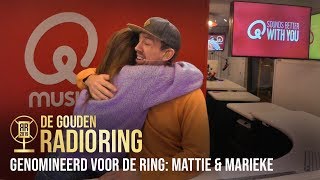 Mattie en Marieke zijn genomineerd voor de Gouden RadioRing 2019 [upl. by Nedrah]