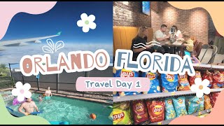 ORLANDO FLORIDA TRAVEL DAY MANCHESTER AIRPORT [upl. by Spark]