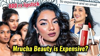 MRUNAL PANCHAL SELLING SMALL BOTTLE OF LIPSTICK FOR RS 800 IS MRUCHA BEAUTY AFFORDABLE [upl. by Casabonne]