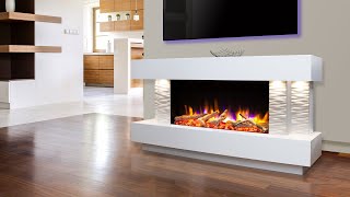 Gemma 800 Illumia Ultiflame Electric Fireplace Suite By Celsi [upl. by Novahc]