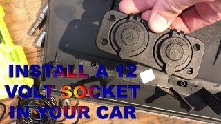 Installing 12v Sockets for 10 in Your Car Is Easy [upl. by Akiner]