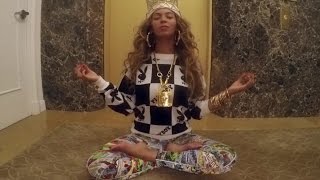 Shocking  Beyonce 711 Illuminati Symbols Captured [upl. by Winson]