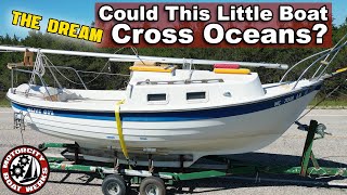 Can this Little Sailboat Cross Oceans  FULL TOUR  Skipper 20 Sailboat Restoration Ep49 [upl. by Trometer]