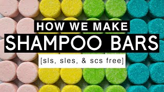 How We Make  SHAMPOO BARS sls sles amp scs free  Royalty Soaps [upl. by Argyres]