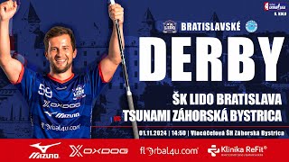 LIVESTREAM  ŠK Lido Prírodovedec Bratislava vs Tsunami Záhorská Bystrica 8 kolo [upl. by Tung]