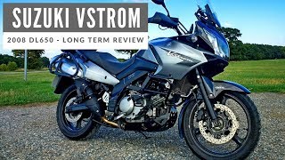 2008 Suzuki Vstrom DL650 Motorcycle  Long Term Owners Review of my Own Motorcycle [upl. by Tulley]