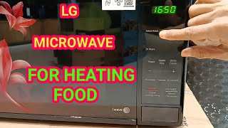 MS2043BR MS2043DB LG 20 LTR SOLO MICROWAVE HOW TO USE DEMO [upl. by Nixie]