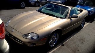 1998 Jaguar XK8 Convertible Start Up Quick Tour amp Rev With Exhaust View  58K [upl. by Freytag]