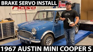 1967 Austin Cooper S  Part 2 Installing the Brake Booster [upl. by Agretha]