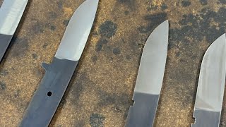 Rough grinding a drop point hunterPart 1 [upl. by Anavlys]