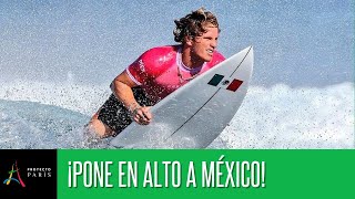 Alan Cleland el surfista mexicano que ya hizo historia en París [upl. by Bena478]