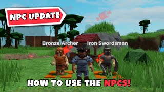 How To Use The NPCS in The SURVIVAL Game [upl. by Ttocserp392]