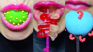 ASMR Eating Emoji Food Challenge TikTok Mukbang 먹방 [upl. by Marquez916]