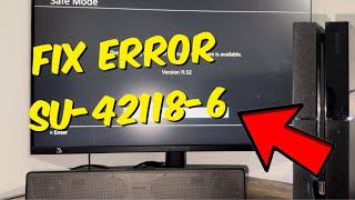 How To Fix PS4 Error Code SU421186  PS4 Update 1152 Fix [upl. by Nuli]