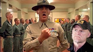 Gunnery Sgt Hartman  R Lee Ermey Classic Interview Marine Reacts [upl. by Aynek]