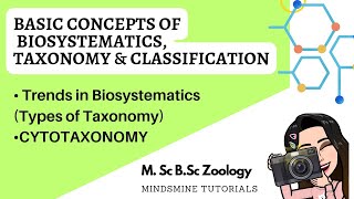 4 CYTOTAXONOMYTrends in Biosystematics Types of TaxonomyTypes of chromosomes MSc BSc CSIR NET [upl. by Martsen]