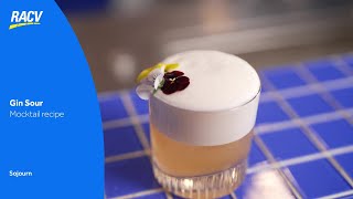 Nonalcoholic gin sour recipe [upl. by Xonk345]