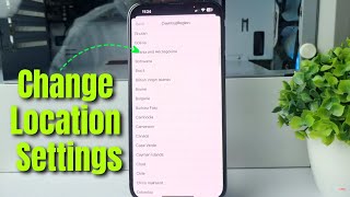 How to Change Location Settings on iPhone [upl. by Aztiraj803]