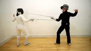 Coaching Epee Level One 04 Hitting Skills [upl. by Araeit]