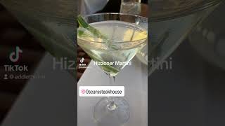 Oscars Steakhouse at The Plaza Hotel and Casino Hizzoner Martini [upl. by Inafetse]