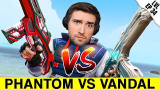 WHICH GUN IS FOR NOOBS Phantom VS Vandal  Lothars Hot Take for VALORANT [upl. by Aicac]