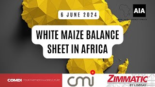 White Maize Balance sheet in Africa  6 June 2024  African Agri overview [upl. by Parhe]